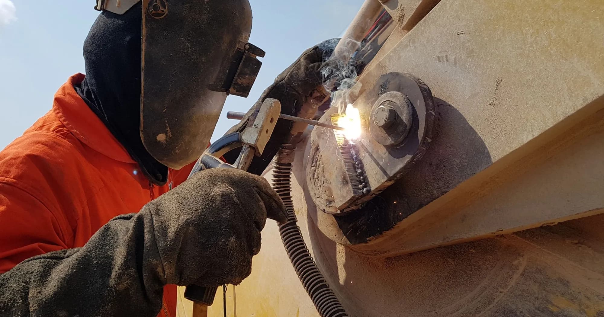 Equipment welding repair